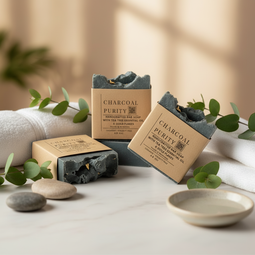 Purity Charcoal Bar Soap