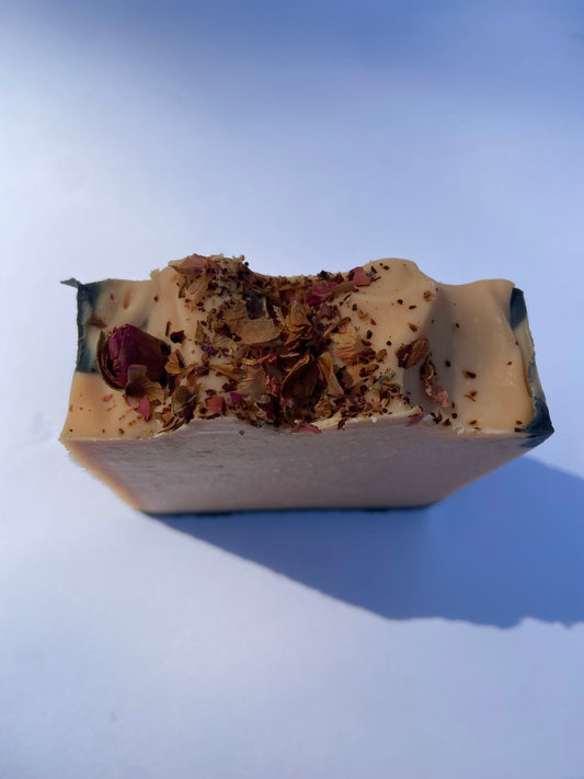 Obsidian Pink Rose Clay Bar