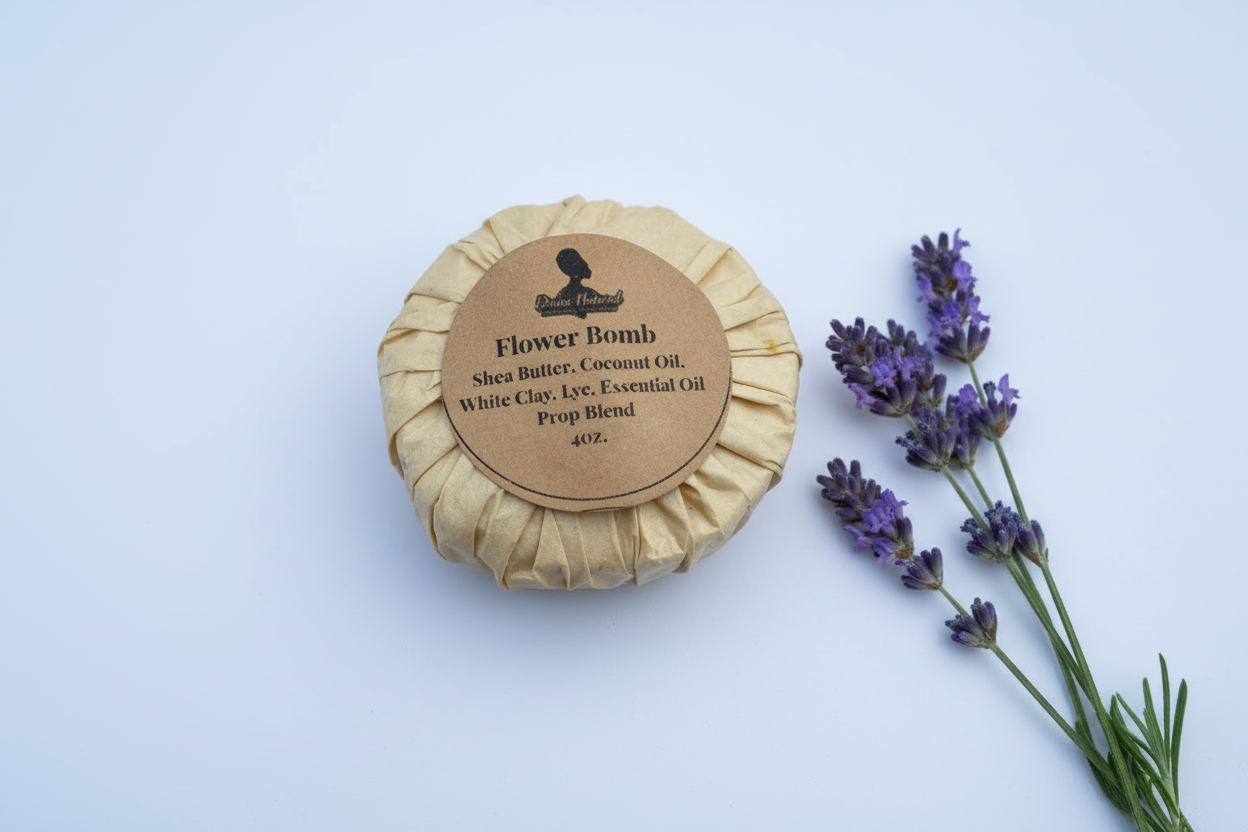 Lavender Flower Bomb Bar Soap